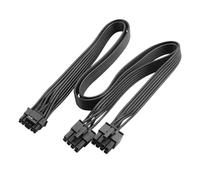 Aundhegrtt PCIE 5.0 30CM 16AWG Graphics Card Adapter Cable Dual 8Pin to 16Pin PCIE 5.0 12VHPWR Cable for RTX4000 for RTX4080 for RTX4090