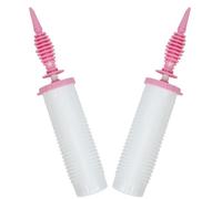 Aundhegrtt Portable Handheld Balloon Pump, Hand-Push Balloon Inflator, Two-Way Double-Action Balloon Pump A