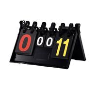 Aundhegrtt Portable Scoreboard Flip Foldable Double-Sided Score Keeper for Volleyball, Table Tennis, Baseball