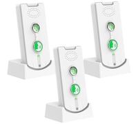 Aundhegrtt Rechargeable 3-Pack Wireless 2-Way Intercom System for Home for House Featuring Volume and Ringtones Ring Tone Adjustments W