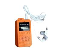 Aundhegrtt Retro Style Pocket Radio Bluetooth MP3 Player Multi-Function FM Radio for Elderly