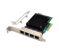 Aundhegrtt RTL8125B 2.5G Netowrk Card PCIe X4 Server Quad Gigabit Ethernet Adapter 4 Ports PCIe RJ45 Lan 10/100/1000/2500Mbps