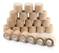 Aundhegrtt Self-Adhesive Breathable Bandage Roll 24 Pieces for People& Pets Athletic Elastic Cohesive Wrap Adherent