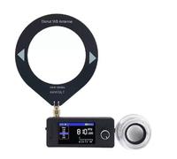 Aundhegrtt SI4732 Mini Radio AM/FM All Band 0.5-108MHz LSB USB HF SW MW VHF Receiver 1.9 Inch IPS Screen with External Speaker