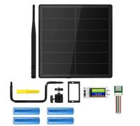Aundhegrtt Solar-Powered Node Dev-Board Kit Waterproof Enclosure for Meshtastic/MeshCore with T114 18650 Battery GPS Module