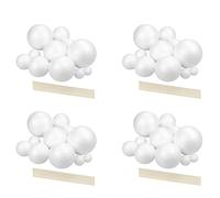 Aundhegrtt Solar System Project Kit, PlanetModel Crafts 56 Mixed Sized Polystyrene Spheres Balls for School Science Projects