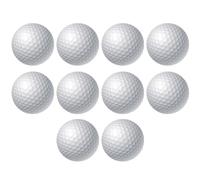 Aundhegrtt Synthetic Rubber Floating Golf Balls 10PCS No Sink Double Layer D42.7mm Far Distance Training Supply Q004