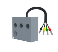 Aundhegrtt Tuya Zigbee Power Detection Detector Three-Phase Electric Transformer Remote Monitoring APP Power Current Module