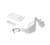 Aundhegrtt Under Eye Red Light Therapy Device Red Light Therapy Glasses 4 Modes Microcurrent Eye Massager for Relieve Eye Bags