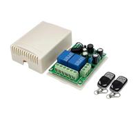 Aundhegrtt Universal 433MHz for Light, Door Garage Remote Control Receiver Transmitter Relay Switch AC 85-250V