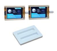 Aundhegrtt Upgraded 2X 735Kh/S +Base Bracket BTC Solo Miner 2.8 Inch Display Bitcoin Crypto Miner