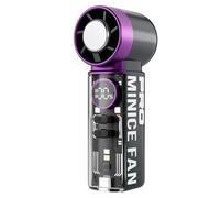 Aundhegrtt Upgraded Handheld Fan - USB Charging Freely Adjustable Wind Speed, Powerful Air Suitable for Makeup and Travel. D