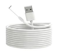 Aundhegrtt USB-C Charger Cable for Ring for Doorbell Plus/Pro 2024- No Drill 13 Feet Installation,90 Degree Angle