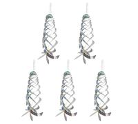 Aundhegrtt Wind Repellent Bird Repellent Spiral Reflector 45CM 5Pcs Reflective Protection for Fruit Bearers Court