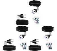 Aundhegrtt Wireless Spotlight Battery Operated Accent Lights,Dimmable LED Spotlights with Remote Rotatable Wall Light (6 Pack)