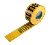 Aundhegrtt Yellow W/Bold Black Text, 7.5cm X 300mm Premium for Maximum Readability, Strongest Caution Tape Width