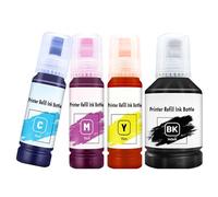 AUNEK Printer Refill Ink Kit, Universal Bulk Refillable Ink for Ink Cartridges and Continuous Ink Supply Systems, Compatible with Epson, Canon, Dell, HP, Lexmark, Kodak, Xerox Printers (Multicolour)