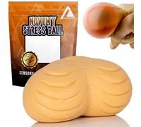 Auners - Novelty Balls Stress Relief Ball for Adults Hand Wrist Grip Squeeze Exercise - Naughty Funny Sensory Gag Gift for Men Women Her Him Secret Santa Office Christmas Stocking Filler - 1 Supplied