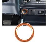 Aunginsy Car Engine Start Stop Decoration Ring Cover Compatible with Ford Maverick 2022-2024 Aluminum Alloy Push to Start Button Trim Cover Key Ignition Starter Knob Ring Protection Cover Accessories