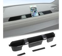 Aunginsy Co-Pilot Dashboard Organizer Tray Compatible with Land Rover Defender 90/110/130 2020-2024 Car Center Console Passenger Side Storage Box Container Insert Groove ABS Accessories(with Mat)