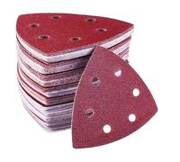 AUNHOKE Mouse Sander Pads Triangle Sanding Pads Electric Sandpaper 60 Pcs