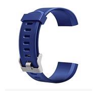 Aunis 1/2pcs Id115plus Hr Replacement Strap, Colorful Replacement Watchband for Fitness Tracker Watch, Watch Band Replacement Accessory for Id115plus Hr Smart Watch (Blue)