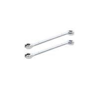 Auniwaig 6mm x 8mm Flare Nut Wrench 0.24 x 0.31 Inch Metric Double Open End Geardrive Flare Nut Wrench for Removing Replacing Nuts 2 Pcs