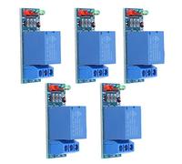 AUNMAS 1 Channel Relay Module Sign with Optocoouplely Insulation for the Microcontroller Control Center, 5 Pack of 5