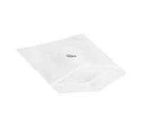 AUNMAS 100pcs Snack Storage Bags, PE Sealed Bags with Zip Closure, High Pressure Sealing for Food Storage and Household Items