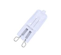 AUNMAS 10PCS G9 Halogen Bulb, Clear Glass Light Bulb with Long Lifespan Up to 3000 Hours and Plated Filament Resists for Bathroom Vanity Fixtures Crystal Chandeliers Spotlights