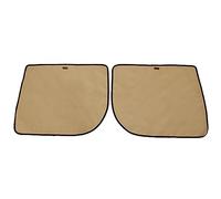 AUNMAS 2 Pack Dog Car Door Protector Pet Car Door Cover Anti Scratch Vehicle Guard for with PP Tabs and Oxford Cloth, Compatible with All (Beige)