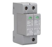 AUNMAS 2P Protective Device DC600V Protective Device, PC Rail Mount Arrester 40kA Max Discharge, 36mm DIN Installation, Quick Response for Solar Power Systems and AC Distribution