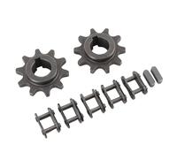 AUNMAS 420 Chain Front Sprocket High Strength Metal 10 Tooth 16mm Front Sprocket Direct Replacement Efficient Power Transfer for Mini Bike Go Kart Predator 196ml 212ml
