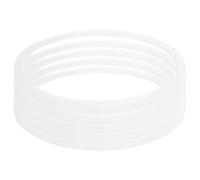 AUNMAS 5Pcs Pressure Cooker Sealing Ring, Silicone Clear Universal Stainless Steel Pressure Cooker Gaskets O Ring (20cm)