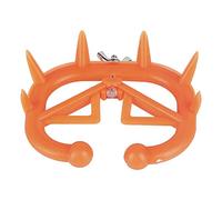 AUNMAS 6Pcs Farm Animal Weaner, 9.5 x 7.5 x 2.3cm Plastic Red Animal Weaning Equipment for Calf Cow Cattle