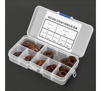 AUNMAS 7 Sizes Disc Spring, Steel Belleville Spring Washer Disc Gasket Belleville Spring Belleville Compression Spring Washer for Clutches, Safety Valves, Pressure Reducing Valves