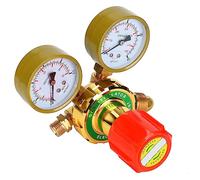 AUNMAS Acetylene Pressure Gas Regulator, Copper Material, Adjustable Knob, Single Stage for Welding and Cutting Applications (60# Export Acetylene 5/8 Outer Teeth)