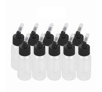 AUNMAS Air Brush Paint Bottles, 35ml Empty Squeeze Jars, Translucent PP Material, Ideal for Airbrush Use with OLYMPOS PAASCHE GREX Compatible Models (#2)