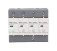 AUNMAS Arrester Device AC Voltage Protective 4P, PC Cover, High Performance Protector 40-80kA Lightning Arrester, with Rail Installation for Residential, Office Building,