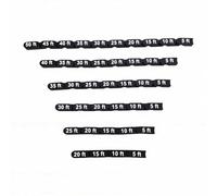 AUNMAS Articulated Game Ruler Flexible Chain Measuring Gauge for DND RPG Tabletop Games with Segmented Links Impactproof PS Material