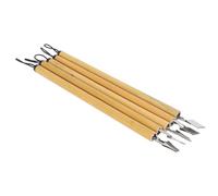 AUNMAS Bamboo Dip Pen Calligraphy Set Wooden Holders with Steel Nibs 5