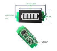 AUNMAS Capital Signature Accessoir For Testing Metral Temperature, Real -Time Battery Display For the Battery or MH, Lithium Safe and Durable Work material. For Car Equipment, Practical (3S