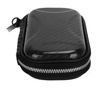 AUNMAS Carbon Fiber Zip -Lock -Portfolio Bag for Several Use of Credit Card with Several Uses for Men and Women of Black Christmas Presents 13x8x3.5 Cm (Black)