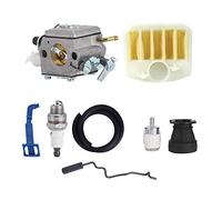 AUNMAS Carburetor Kit High Performance Aluminum for 350 346XP Chainsaw Replacement Parts