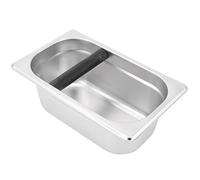 AUNMAS Coffee Ground Box, 26.5x16x9.8cm Stainless Steel Knock Box Coffee Slag Grind Bucket Container Espresso Knock Box Coffee Knock Bin Coffee Machine Accessory for Coffee Shops, Milk Tea Shops