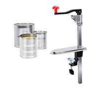 AUNMAS Commercial Can Opener Heavy Duty, Stainless Steel | Tabletop Manual Can Opener, Stable Tabletop Installation, Easy to Operate, for Restaurant Kitchen Hotel Bar Home