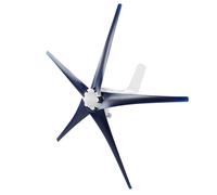 AUNMAS Compact Wind Turbines Generator Alloy and Plastic Wind Generator