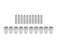 AUNMAS Cutting Torch Consumables, Copper Nozzle Electrode Kit 20PCS for
