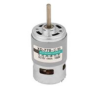AUNMAS DC Motor High Speed 775 Extension Shaft Motor 12V 24V 80W Copper