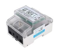 AUNMAS Digital Energy Metter LCD High Precision Display Wattmice Wattmeter 1 Phase 2 Fire for Industrial Hospital Office PC Flamant